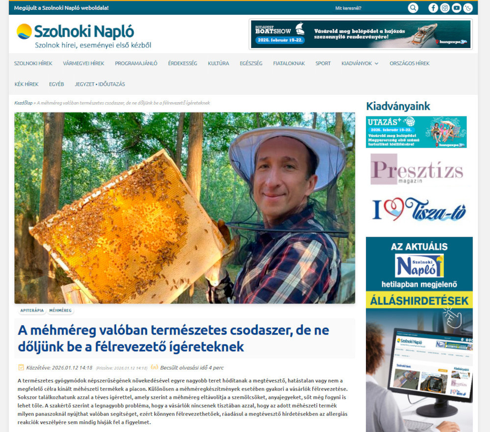 Szolnoki Napló megjelenés