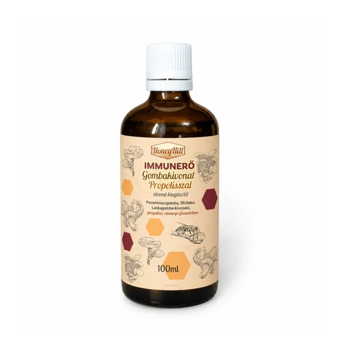 HoneyHill Immunerő Gombakivonat Propolisszal 100 ml