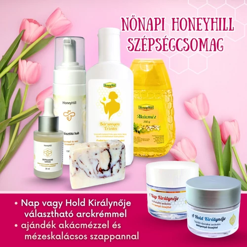 Nőnapi HoneyHill Szépségcsomag - választható arckrémmel