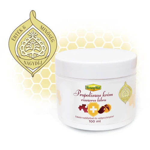HoneyHill Propoliszos krém visszeres lábra 100 ml