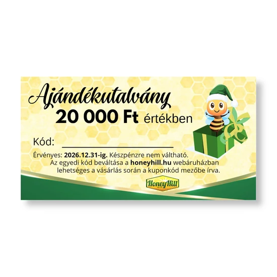 Ajándékutalvány 20 000 Ft értékben